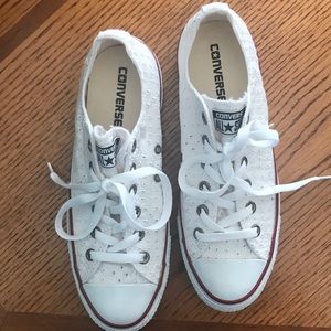 Converse lace sneakers Women Sz 9